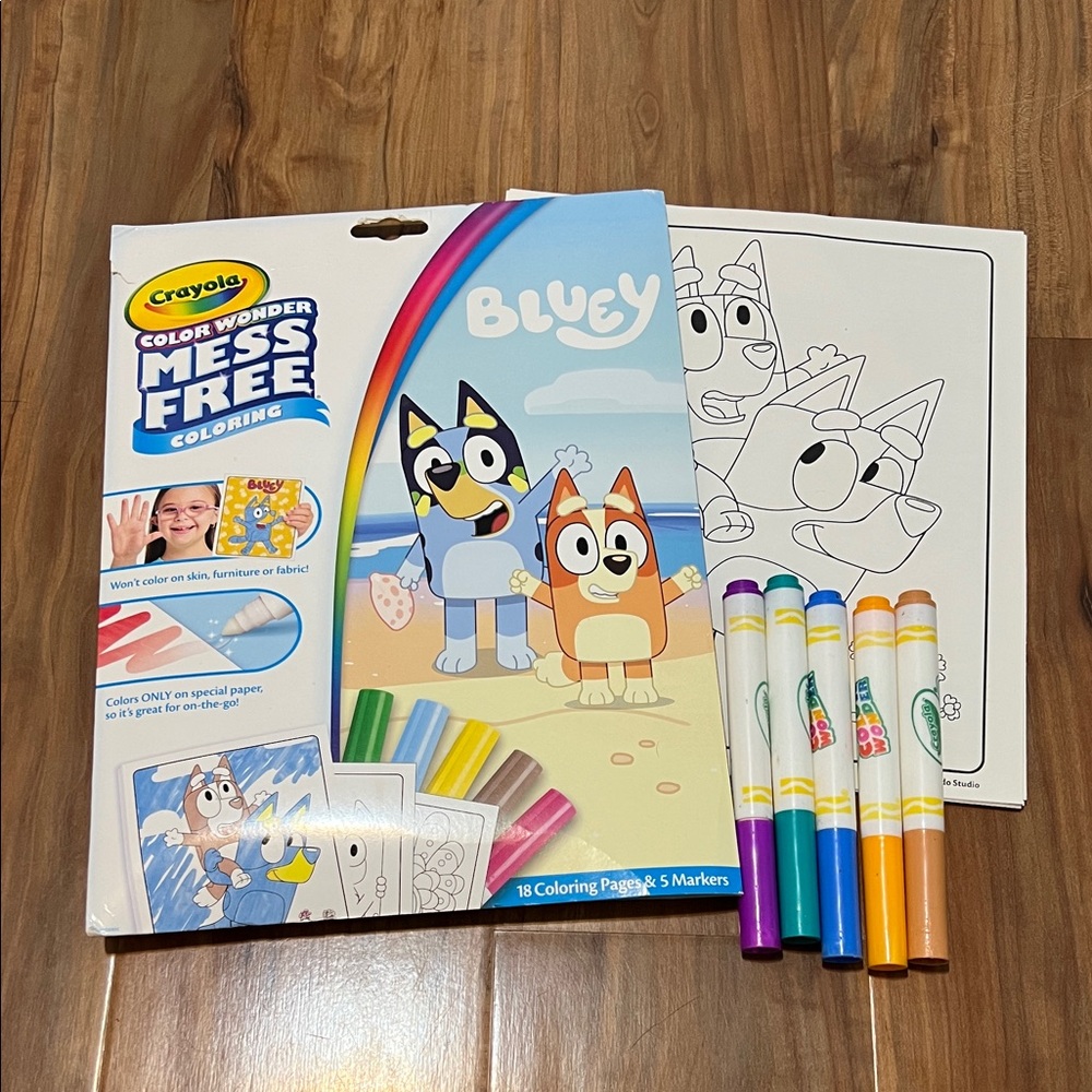 Crayola Color Wonder Bluey Coloring Kit